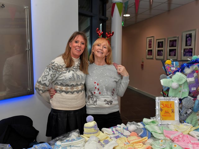There were seventy stall holders, selling a variety of gifts, at St Marys College Christmas Craft Fair on Saturday. Photo: George Sweeney