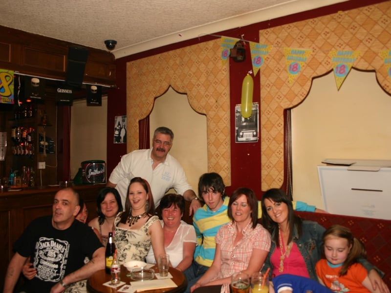 The Meenan clan having a good time at the 18th birthday party in the Abercorn. 4127/dd : .