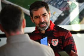 Derry City manager Tiernan Lynch.  Photograph: George Sweeney