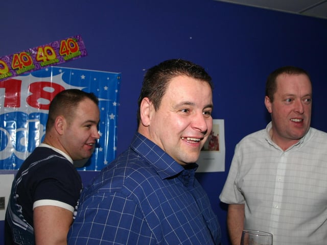 Ciaran Taggart's 40th birthday.