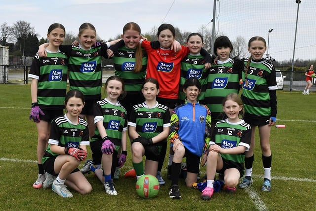 Greenhaw PS participated in the Derry Primary Schools Football Championships at Steelstown GAC. Photo: George Sweeney