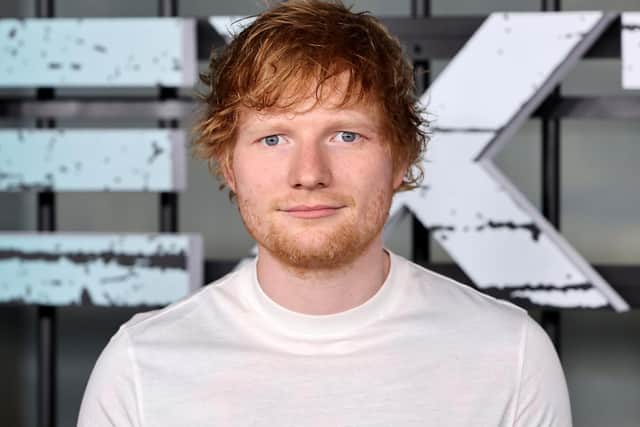 NEW YORK, NEW YORK - JUNE 12: Ed Sheeran attends the Netflix's "Extraction 2" New York premiere at Jazz at Lincoln Center on June 12, 2023 in New York City. (Photo by Jamie McCarthy/Getty Images)