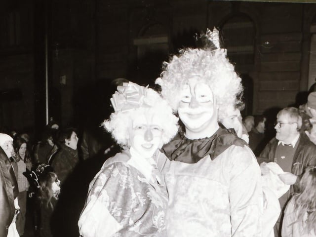 Derry folks dressed up for Halloween night, back in October 1994.