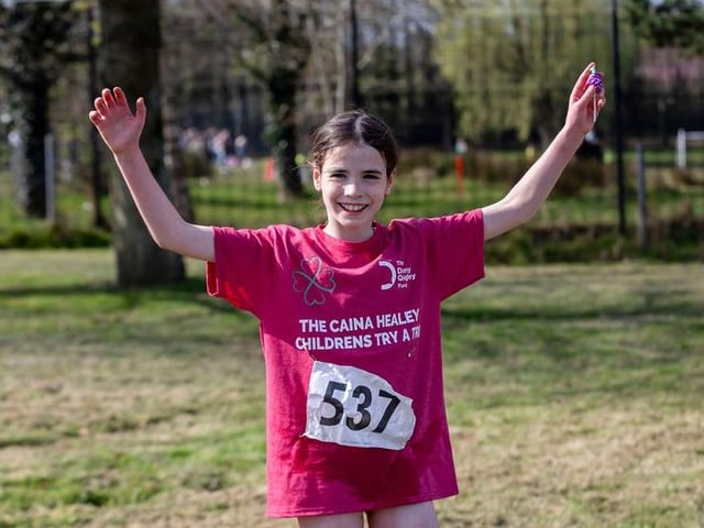All smiles after the Caina Healey Children's Try-a-Tri event.