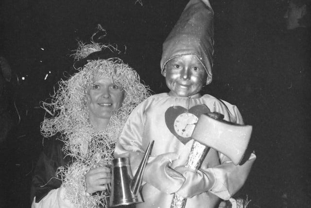 Derry folk all dressed up and partying like it was 1999 on Hallowe'en 25 years ago!