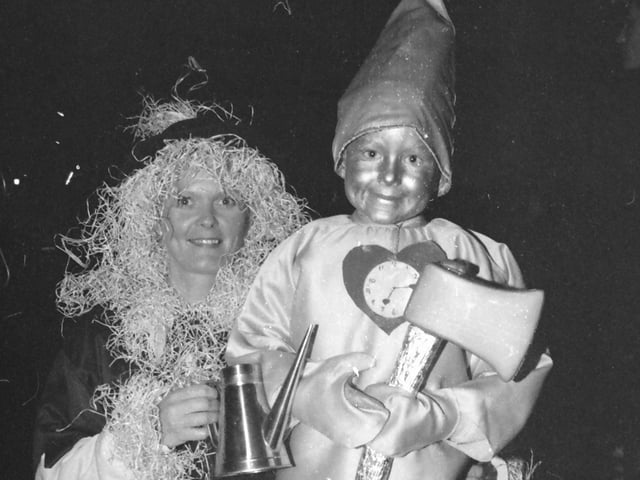 Derry folk all dressed up and partying like it was 1999 on Hallowe'en.