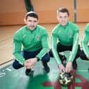 St. Joseph's Boys School u-18 coaches Declan Lynch, Emmett McGinty and Bobby Deane.