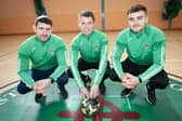 St. Joseph's Boys School u-18 coaches Declan Lynch, Emmett McGinty and Bobby Deane.