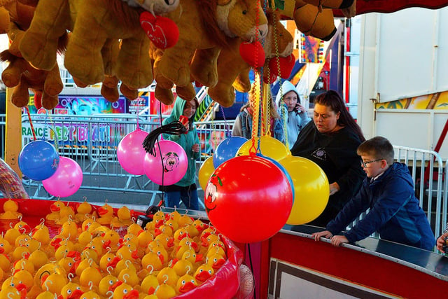 There are amusements for all ages at Cullens Halloween Funfair in Ebrington Square. Photo: George Sweeney.  DER2243GS – 066