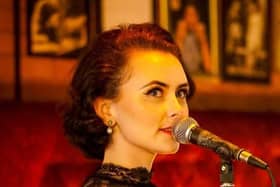 Micaela Brady performing.