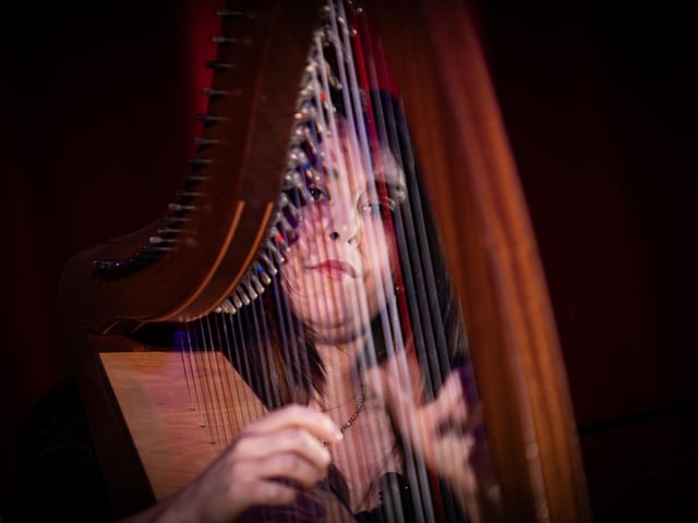 The wonderfully talented Gemma Doherty performing at St. Columb's Hall on Sunday night. (Photos: Jim McCafferty Photography) : .