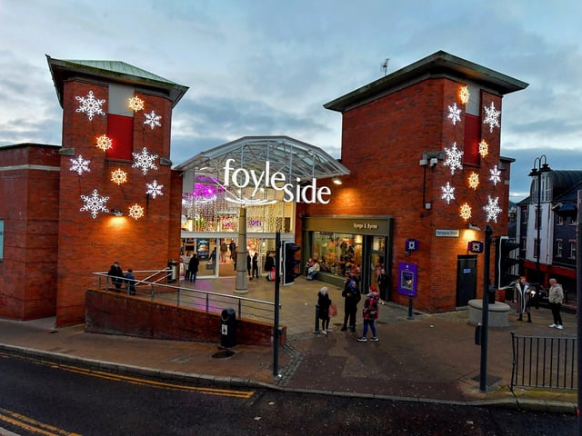 Christmas lights in Derry. Photo:George Sweeney