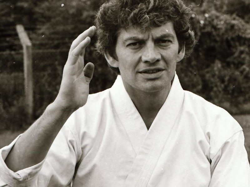 Karate instructor George McBride.