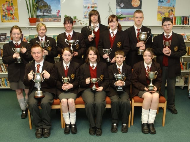 Coláiste Bhríde / St Brigid's College prizegiving in 2003