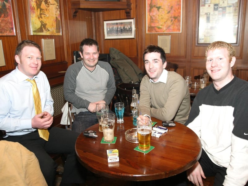 Punters enjoying a night out at WG's bar in May 2004.