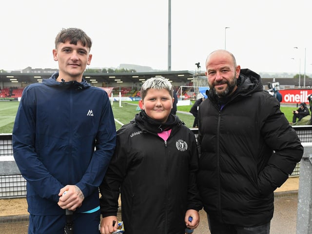 Fans in the Brandywell for Derry City’s game against Shelbourne. Photograph: George Sweeney