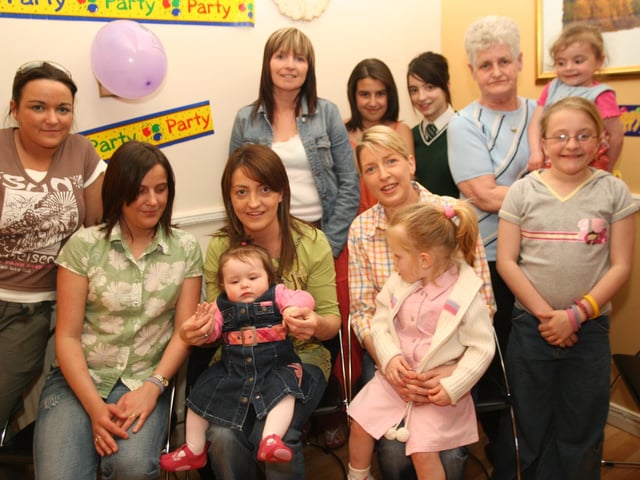 A birthday party for Naomi Brown back in 2005.