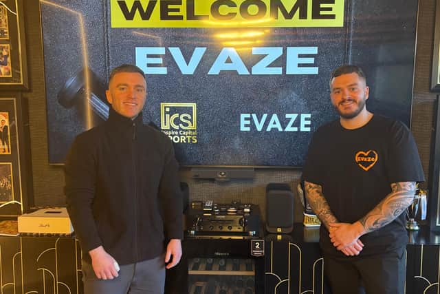 Evaze owners from left to right: Jack McGuinness and Daryl White.