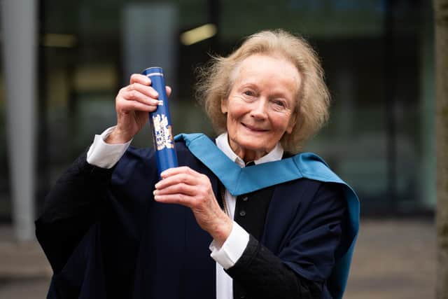 Maryette McFarland graduated from Open University.