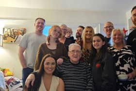 Frankie Doherty and his family.