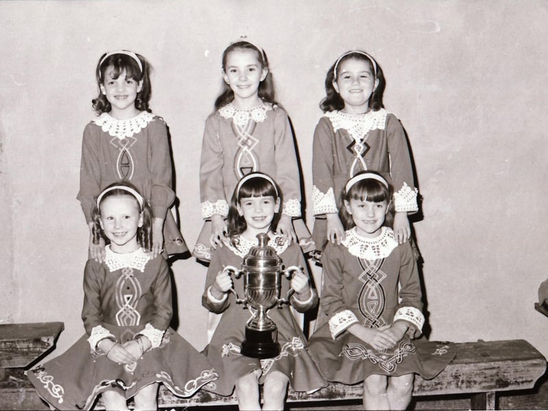 Ulster Championships Irish Dancing winners from McLaughlin School, St Oran's School and O'More School.