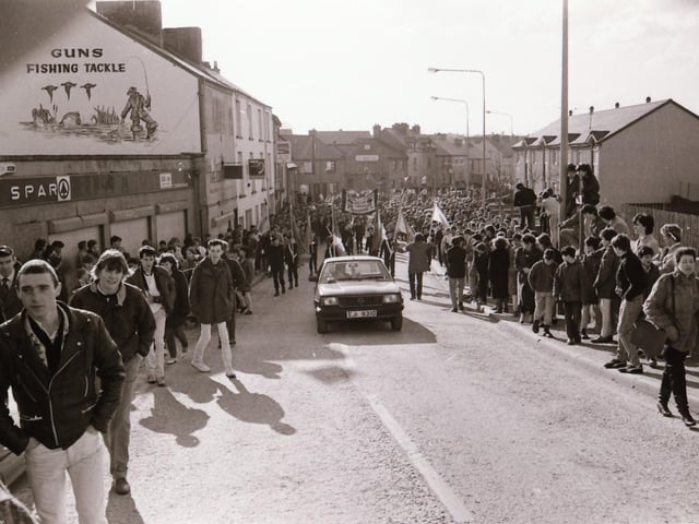 Devine Breslin Memorial March in Strabane.
