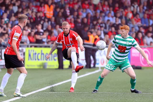 Derry City centre-back Mark Connolly has been back training this week and is expected to return soon. Picture by Kevin Moore/mci