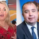 Ballyarnett councillors Sandra Duffy and Brian Tierney.