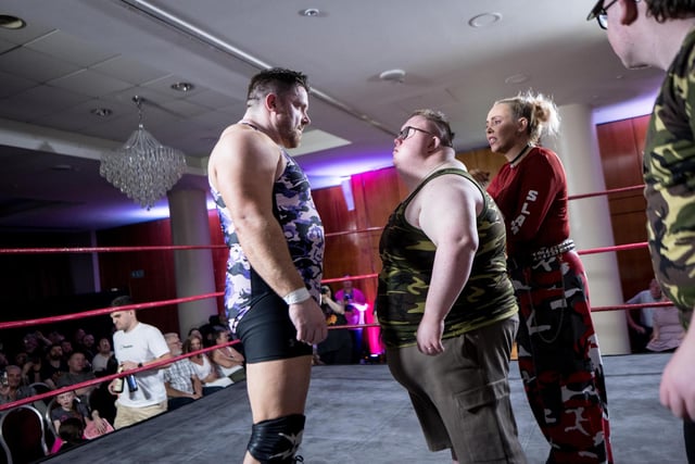 Action from Saturday's Foyle Rumble at the City Hotel. Photographs by Stephen Latimer.