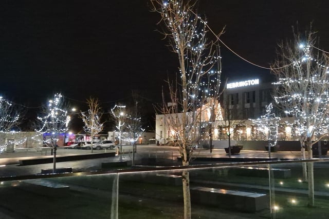 Christmas lights around Derry, bringing in the festive cheer.