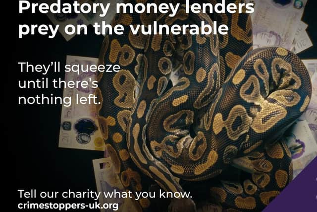 Crimestoppers predatory lending.