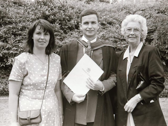 Graduates from Derry’s Magee, back in July 1995.