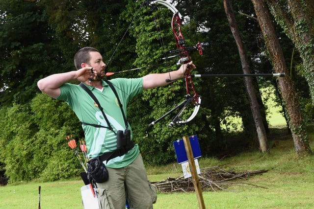 Keith Ryan representing Ireland at Saturday's event.