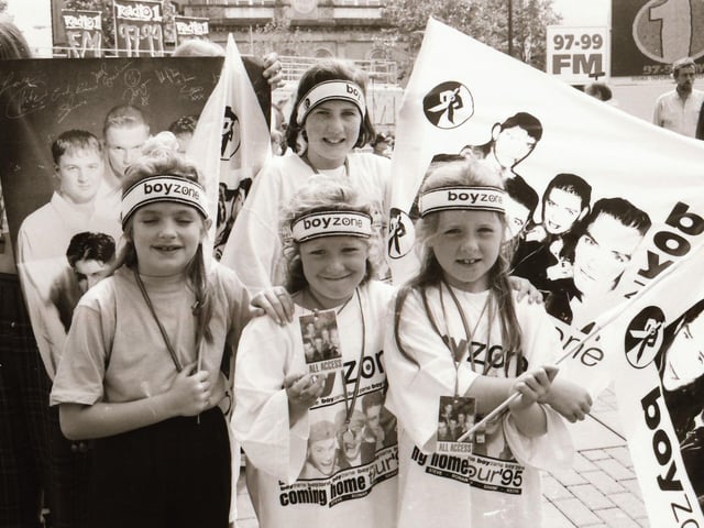The Boyzone Roadshow in Derry back in July 1995
