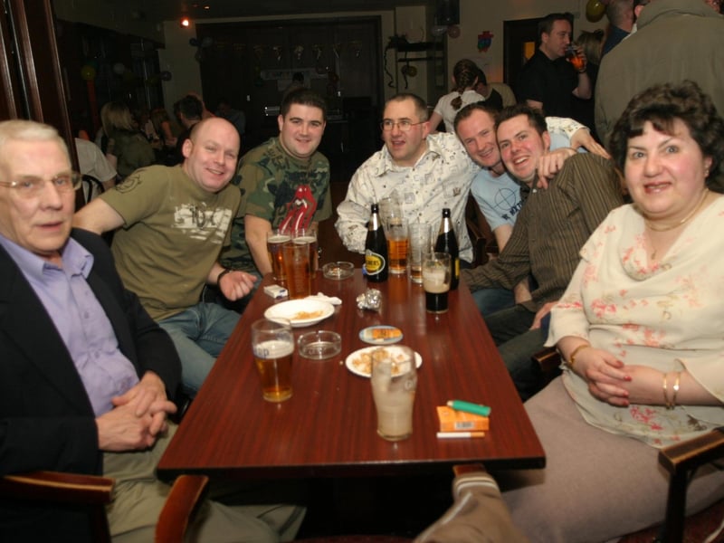 Party celebrations back in 2004: Adrian Gorman.