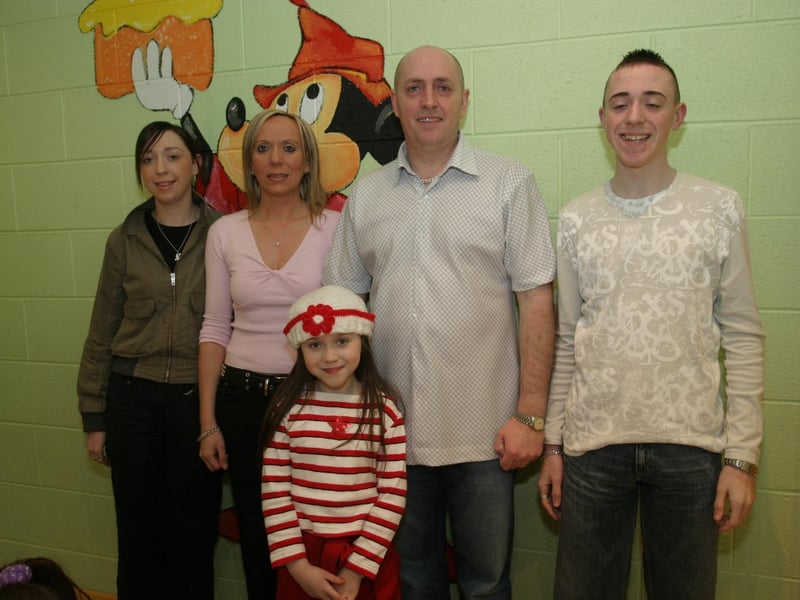 Party celebrations back in 2004: Demi Gallagher.