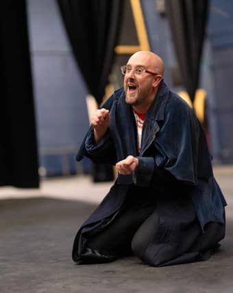 Kieran Connor as Fagin in LMS' production of Oliver! which runs in the Millennium Forum from March 20-23.