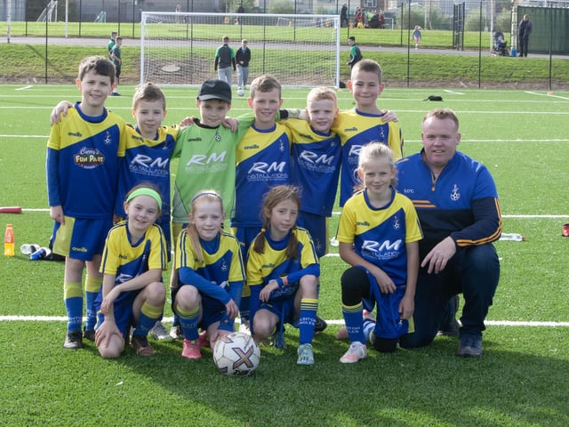 The Eglinton Eagles 2015 team who played in the Sean O'Kane Memorial Tournament at St. Joseph's on Sunday.