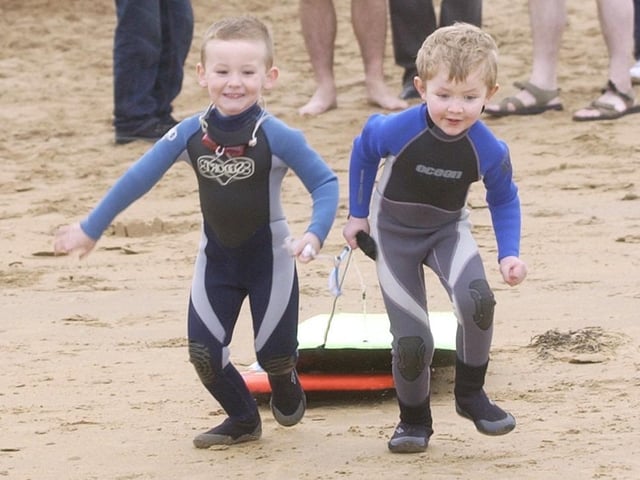 Culdaff New Year's Day Swim in 2006.
