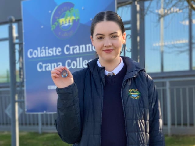 Lucia Mc Eleney, 3rd place Irish Comhra under 14.