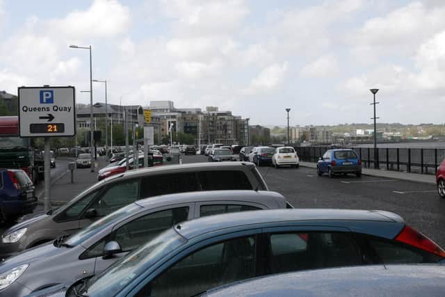 The Queen's Quay Car Park had one of the lowest number of fines issued at 282 (up from 246).