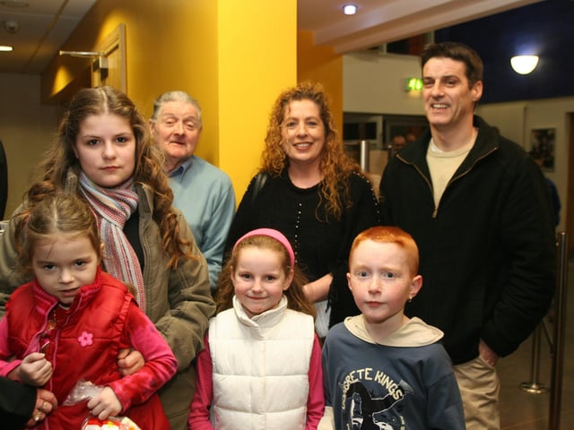 Derry and Donegal people enjoying a night at Lifford races in March 2005.