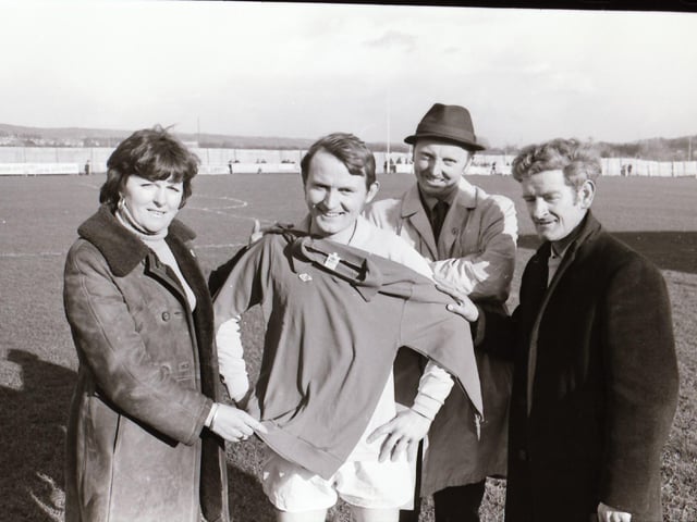 Ballybofey and Stranorlar Supp. Club presentation to Jerry Murray.