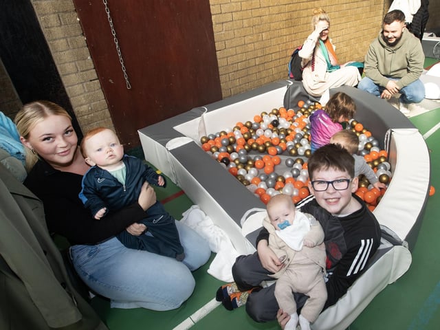 Fun and games at Saturday's Feile Springtime Shenanigans at Pilot's Row Centre, Derry. : .