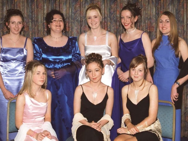 Young attendees at the Clondermot High School school formal back in 2000.
