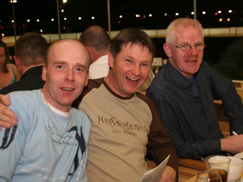 Folks out enjoying the Lifford Races back in January 2005.