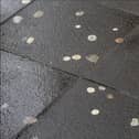 Chewing gum on the path.