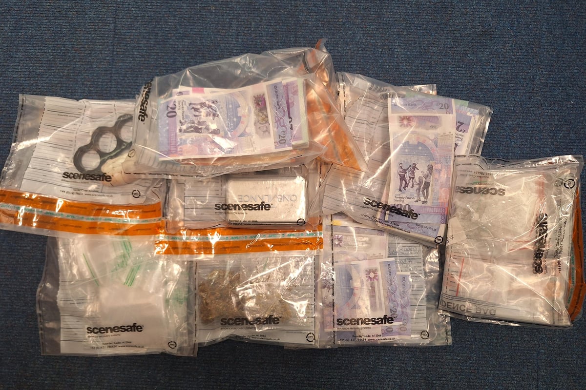 Two Arrested After Cash, Electronic Items and Drugs Seized