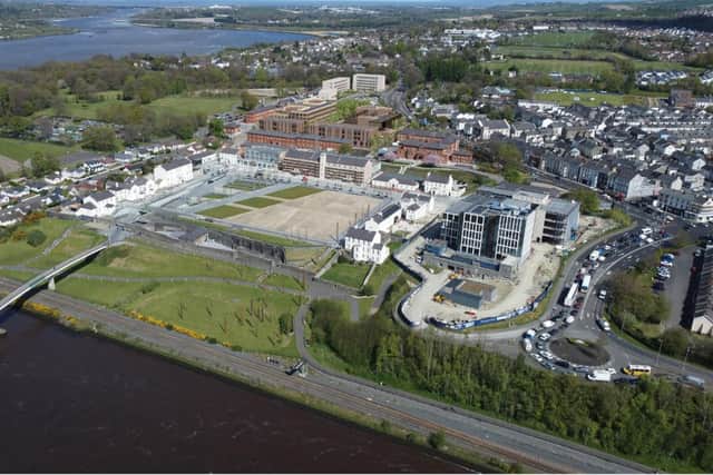 The Ebrington site in Derry.