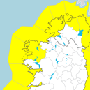A status yellow wind warning for Donegal has taken effect while a similar alert for Derry will become active in the early hours of Tuesday.